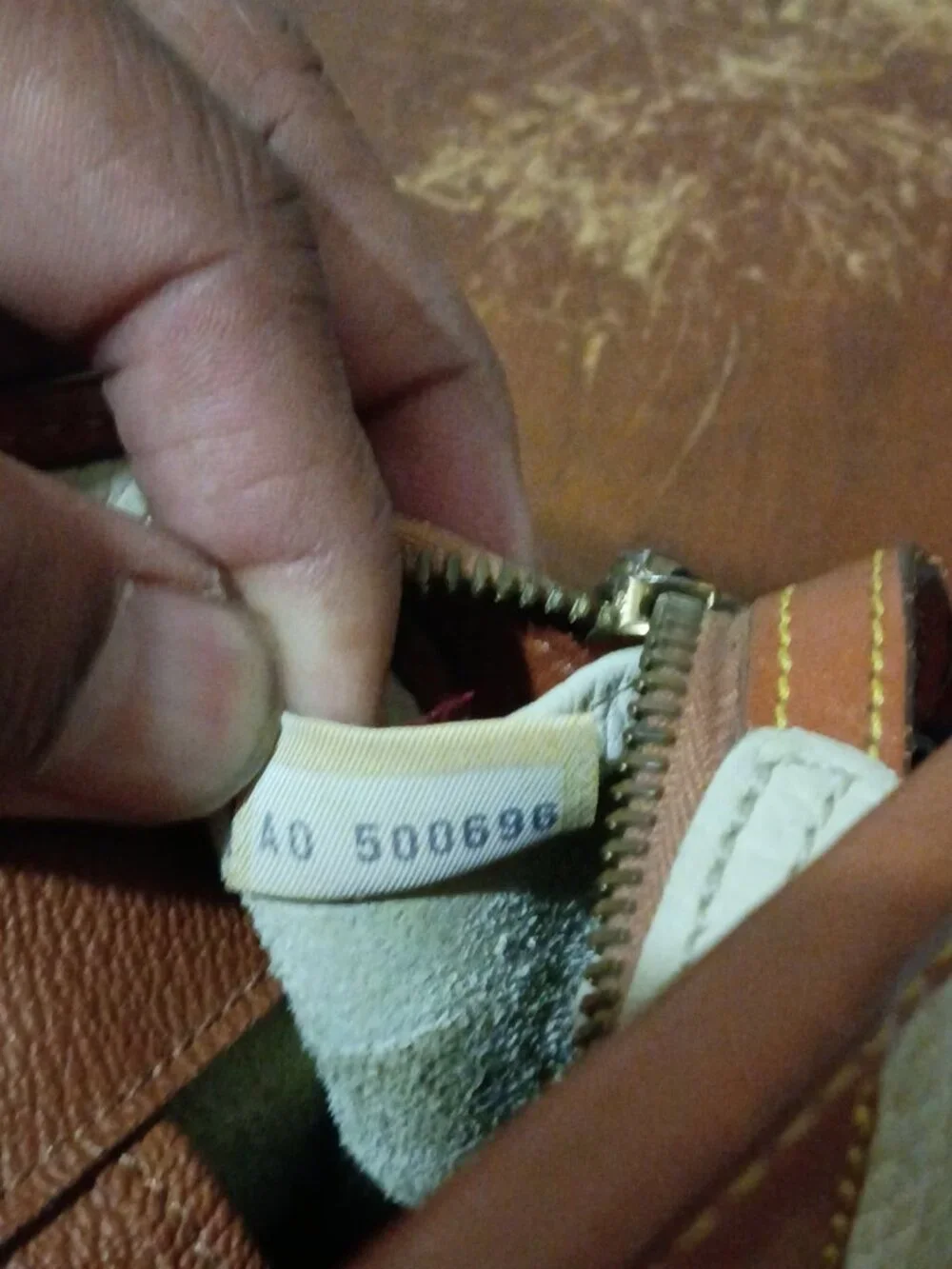 Dooney & Bourke Ivory Brown Leather Satchel Original Vintage Bag